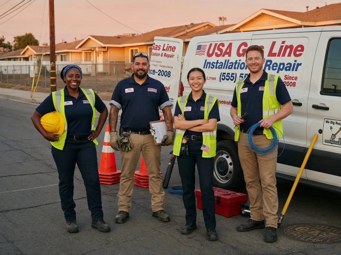 Gas Line Installation company in Delavan, MN
